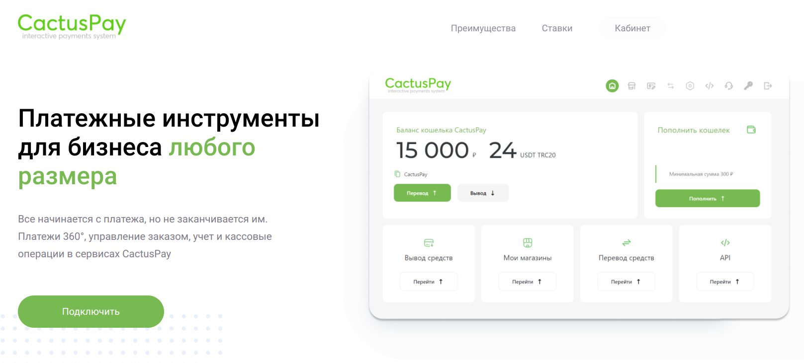 Обзор агрегатора платежей CactusPay.pro: комиссии и отзывы пользователей